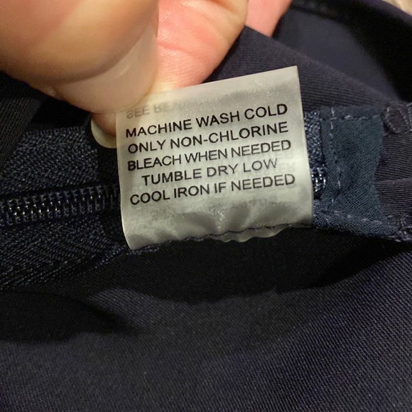 Brixon Ivy Navy Blue/Blush Pink Scalloped Edge Sleeveless Blouse-Size M-NWT! - Picture 8 of 8